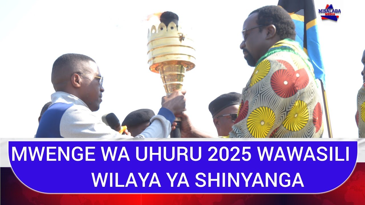 MBIO ZA MWENGE WA UHURU 2025 ZINAENDELEA HALMASHAURI YA WILAYA YA SHINYANGA 