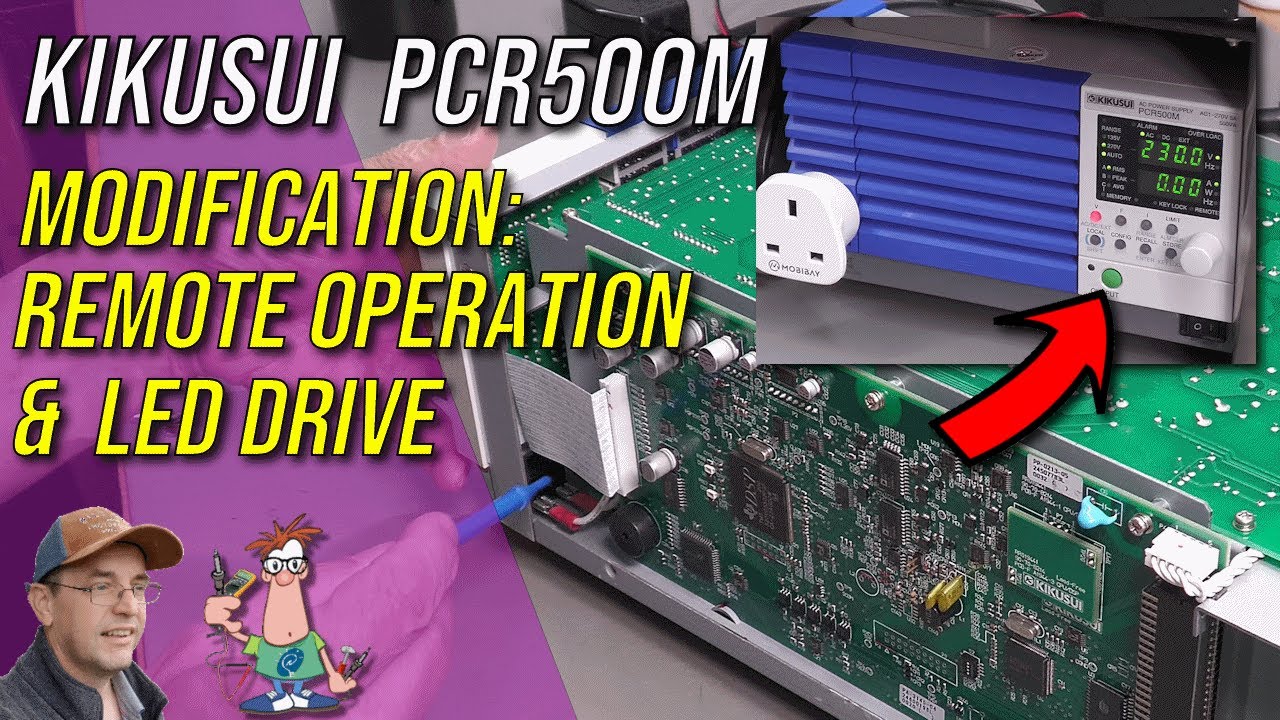 No.157 - Kikusui PCR500M Remote Operation & LED Modification