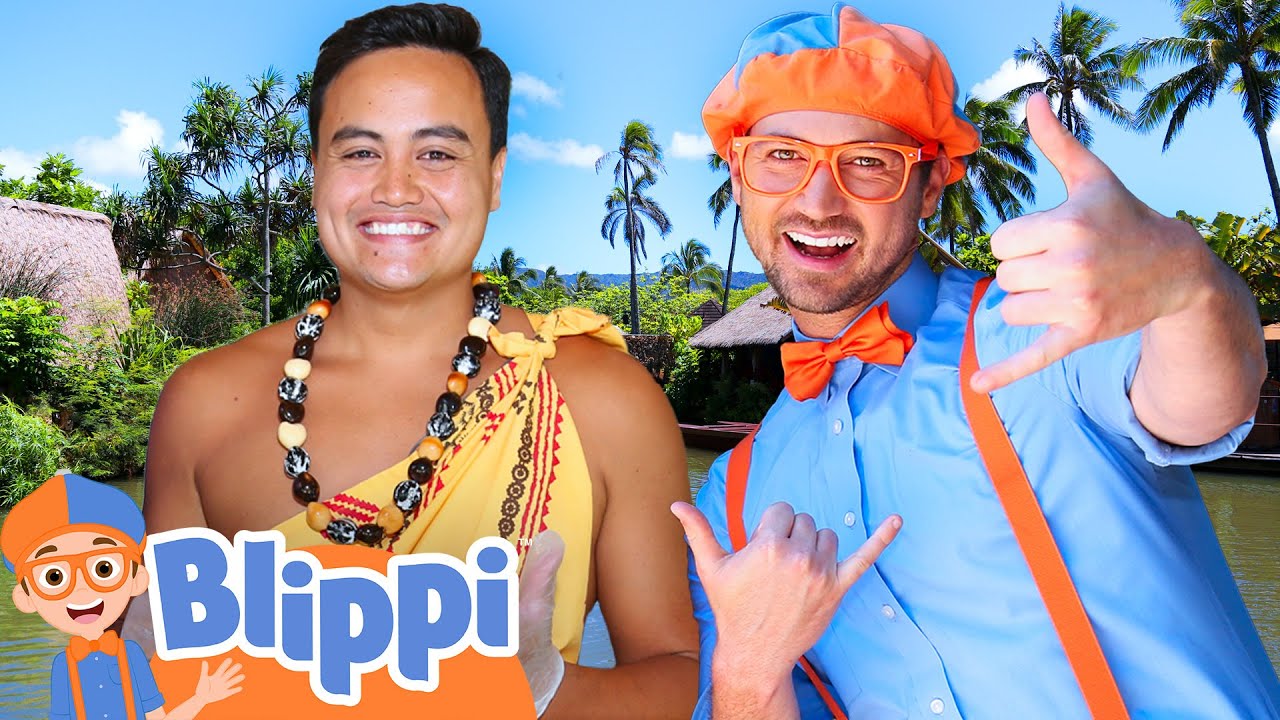 Blippi Visits the Polynesian Culture Center - Blippi | Educational Videos for Kids