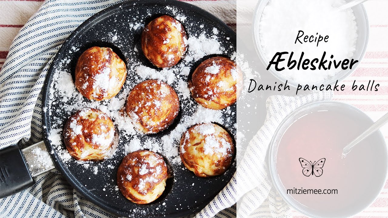 Æbleskiver - Danish Pancake balls - Christmas food in Denmark