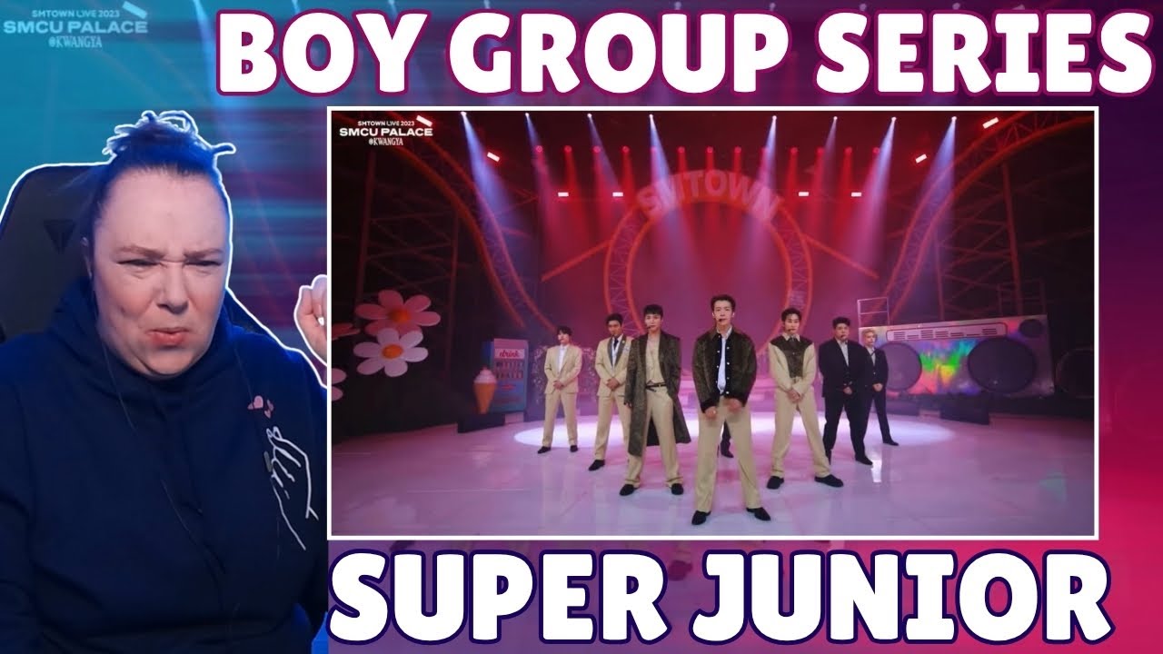 Girl Group Fan Discovers Boy Groups| SUPER JUNIOR | PT7: Live Performances #1