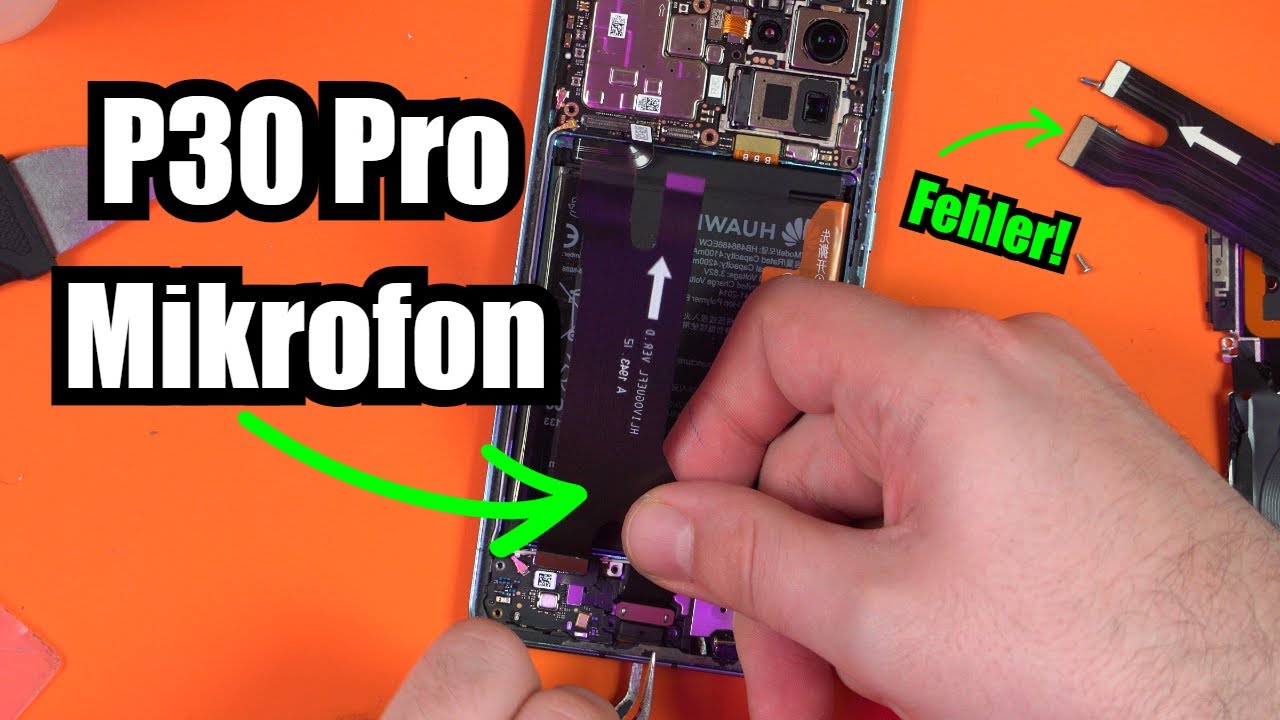 Huawei P30 Pro Mikrofon oder Fingerabdruck defekt? - das ist die Lösung!