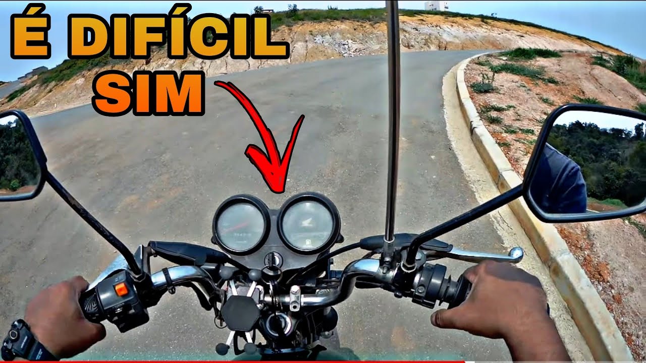 COMO SAIR NA LADEIRA ÍNGREME COM GARUPA (MOTO 125cc + 180Kg)
