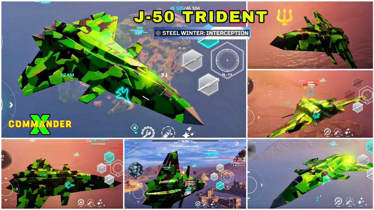 J-50 TRIDENT Steel Winter interception mode Gameplay | MWT Tank Battles 