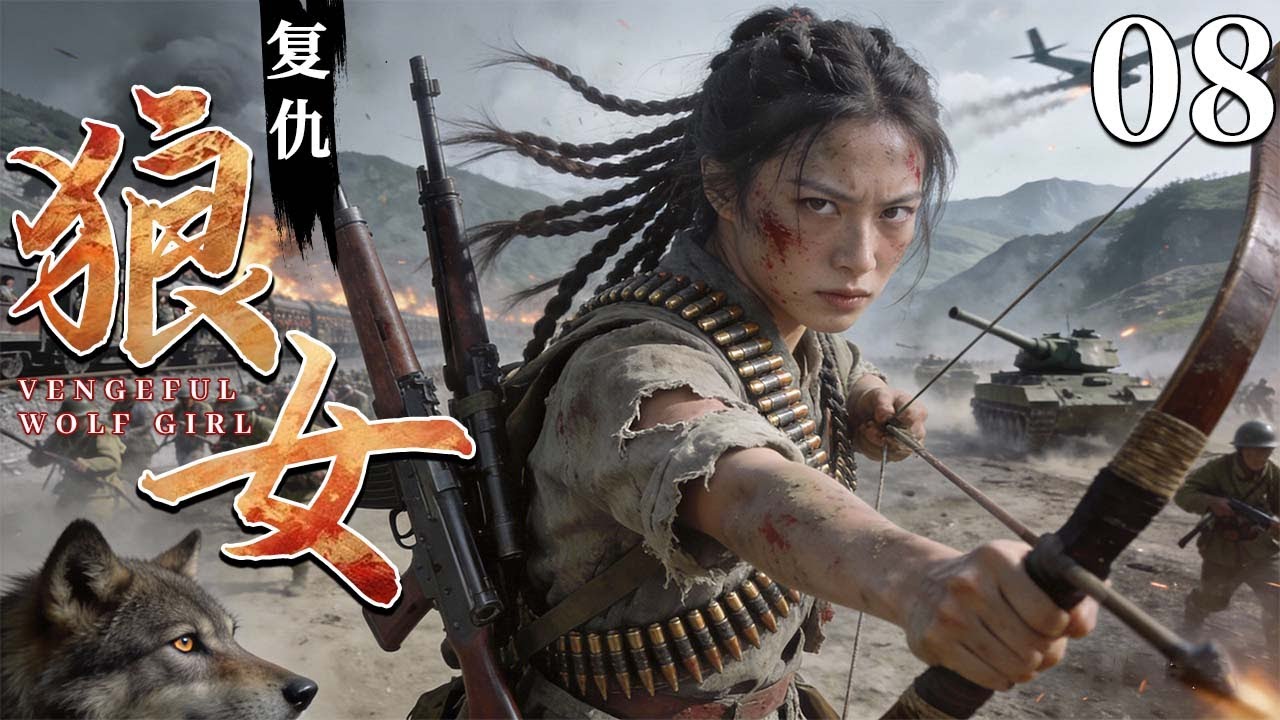 【超好看抗战剧】复仇狼女 08 | 草莽村姑为报仇千里追杀，率江湖狼兵穿越天险与敌人厮杀血战兆阳关！