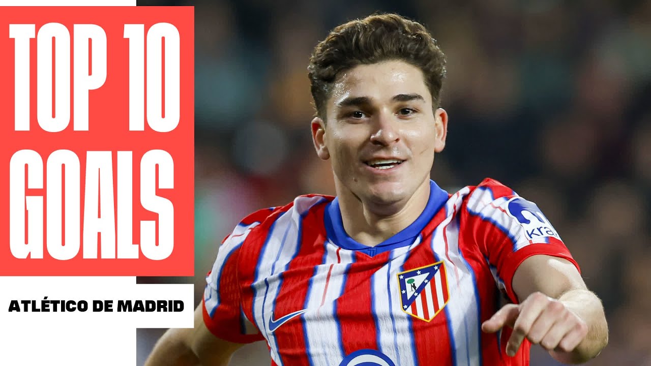 ¡Los 10 MEJORES GOLES del ATLÉTICO DE MADRID!
