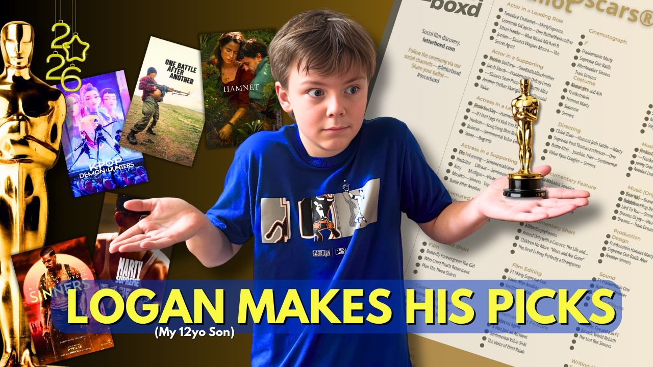 LOGAN's OSCAR PREDICTIONS | My 12yo Son Makes His Picks | 2025/2026 Awards Season