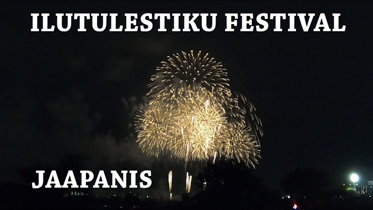 Jaapani Vlog (17/20) - Ilutulestiku festival Japanis