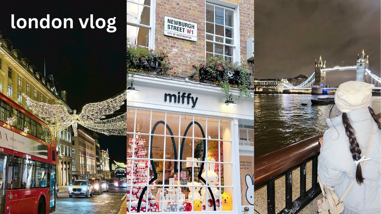 London vlog 🎄💫 christmas market, brunching, shopping, festive lights, city life
