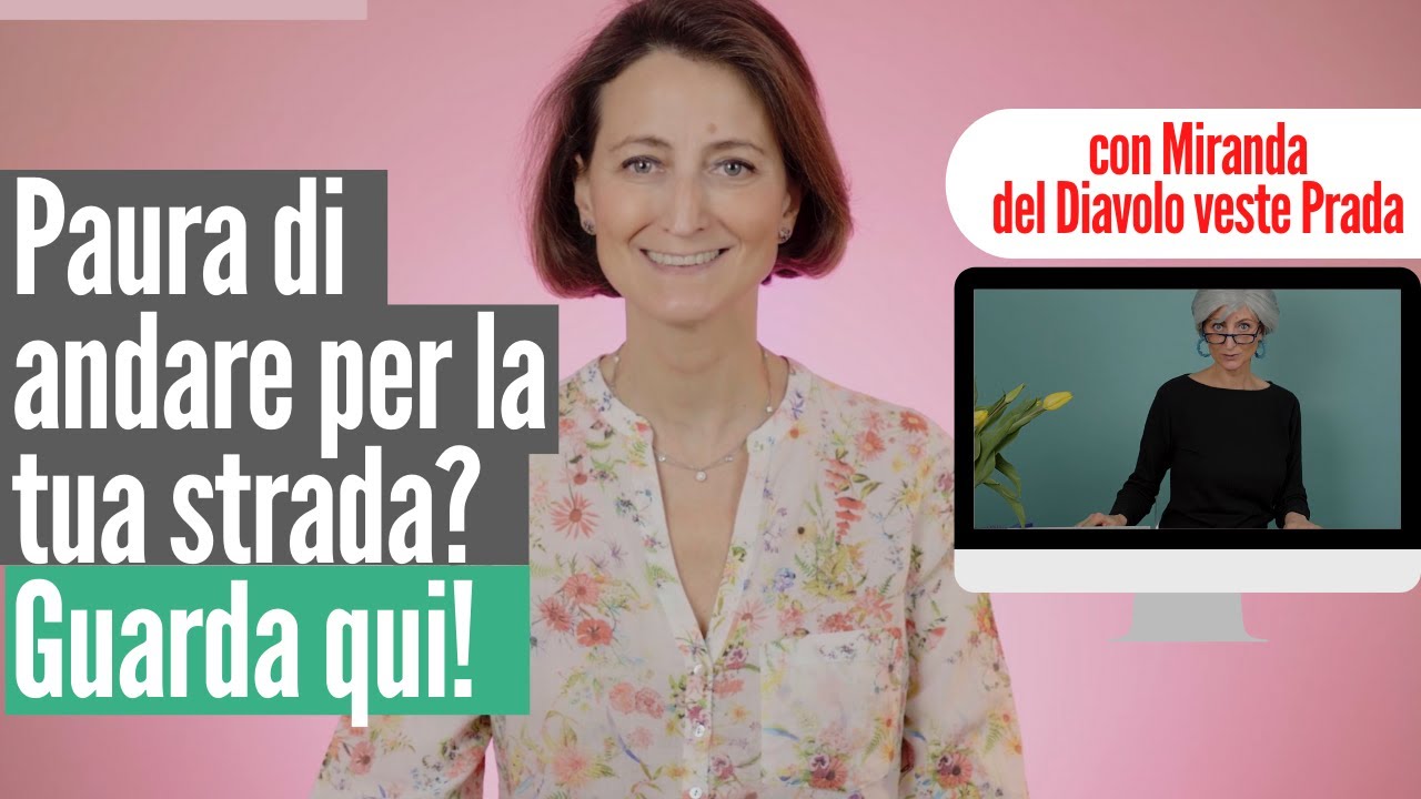 Paura di prendere la tua strada? Guarda qui!