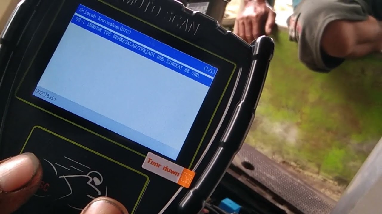 Scanner JDIAG M100 PRO: diagnosis Honda Scoopy 2021 gas brebet,nyendatt, ngemposs