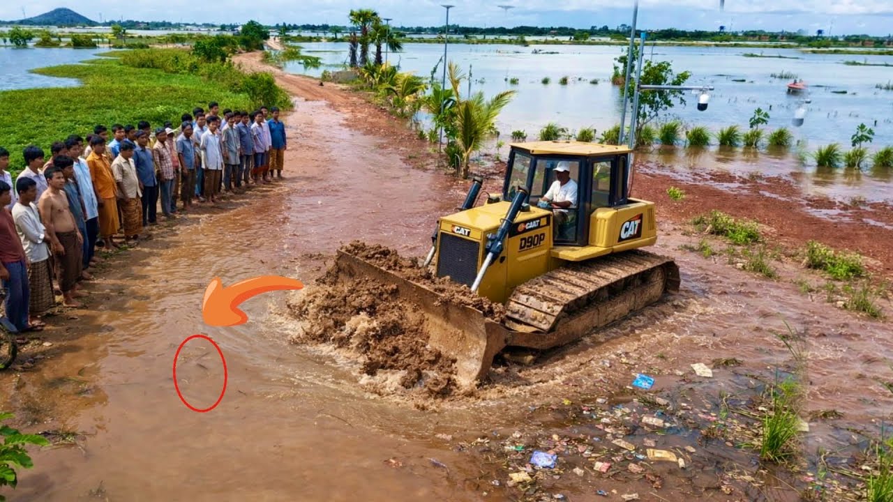 First Start Perfect New Project!! Complete100% Delete Small Canal Mini by Dozer D31 & Dump Truck 8T