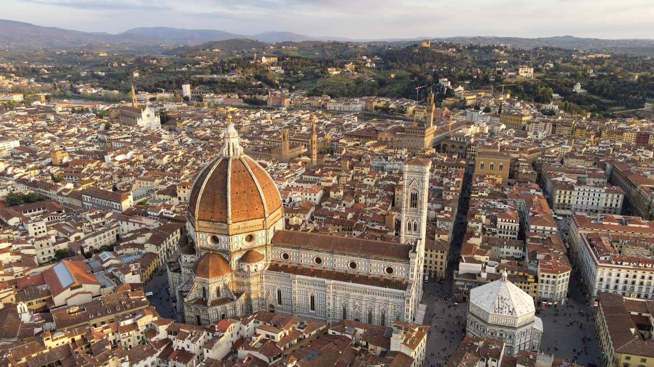 FLORENCE, Italy 🇮🇹 - DRONE [4K]