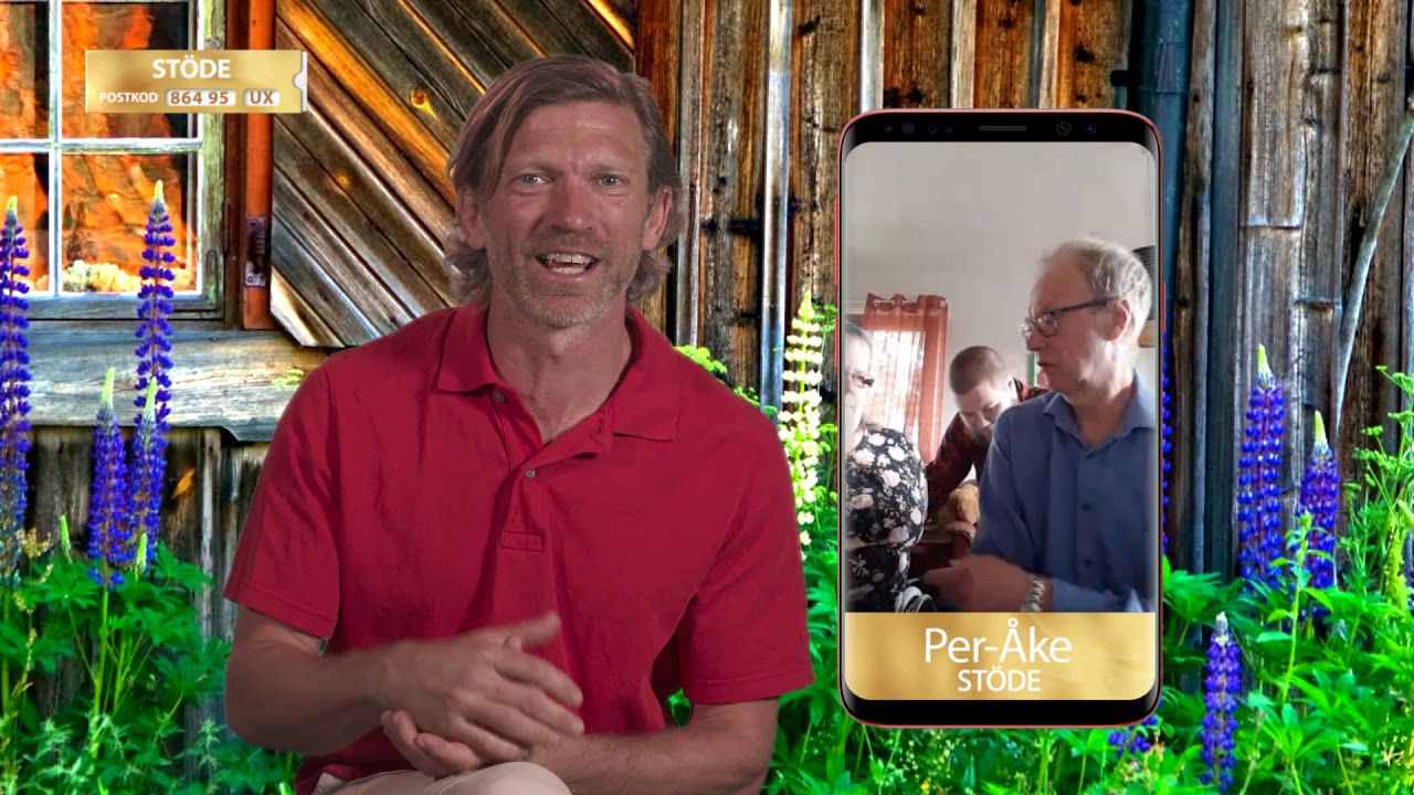 Per-&Aring;ke i St&ouml;de har tur! - Postkodlotteriet