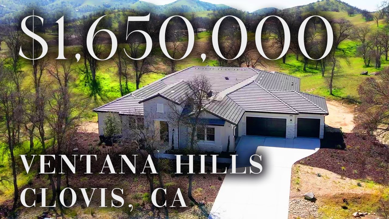 Granville New Build Luxury home on acreage in the Ventana Hills Gated Community of Clovis California