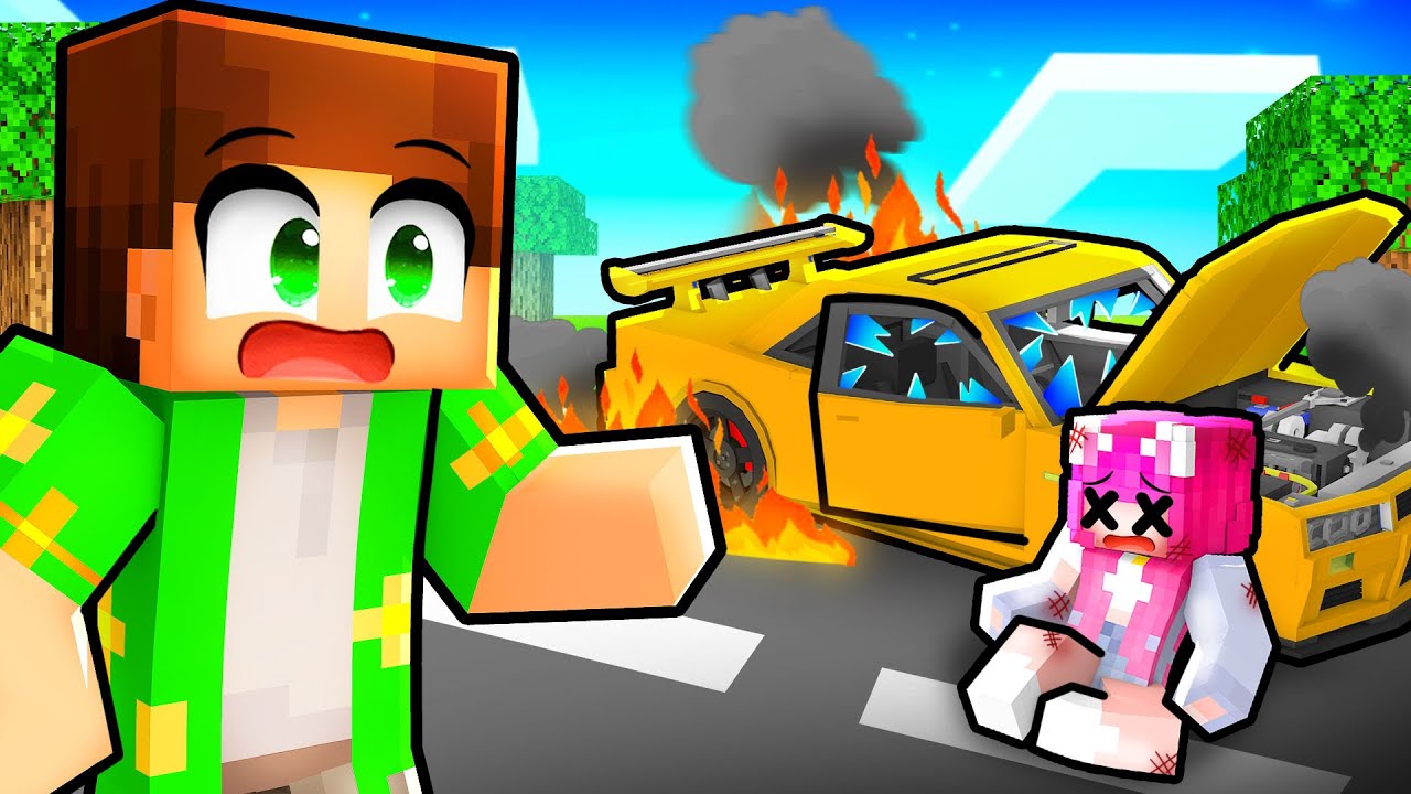 Jakey i-a STRICAT *MASINA* NOUA de 1,000,000$ a IUBITEI Lui pe Minecraft...