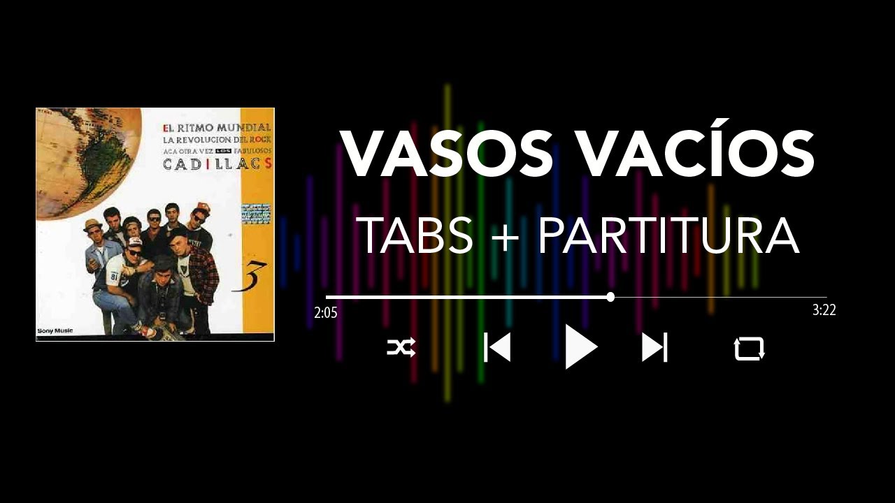 Los Fabulosos Cadillacs - Vasos Vacíos (Bass Cover/ Tabs + Partitura + Acordes)