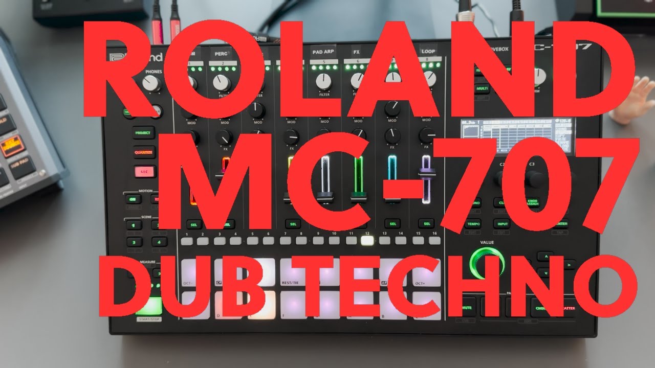Dub Techno on the Roland MC-707