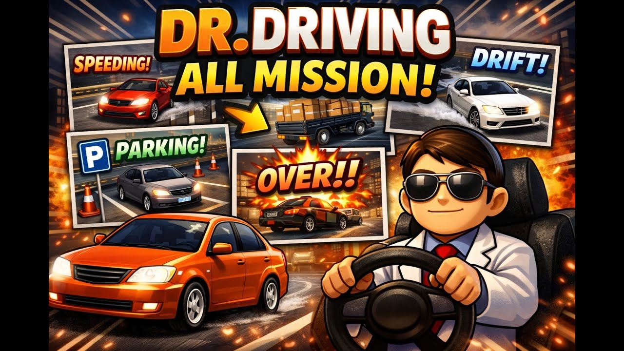 PROFESSOR X DR. DRIVING || ALL MISSION IN ONE VIDEO
