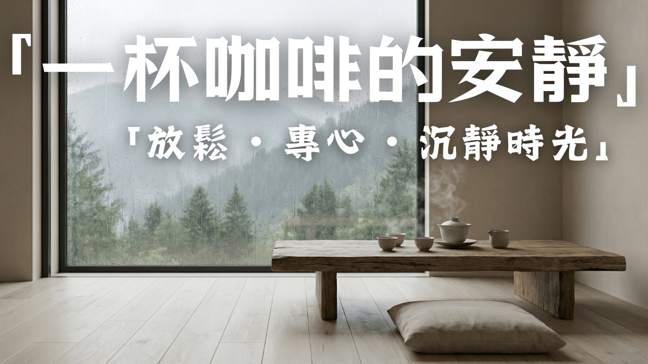 【RELAXING PIANO & RAIN BGM】雨落庭園咖啡館的寧靜時光，溫柔鋼琴 × 療癒雨聲，洗去焦慮與壓力。沉浸式放鬆音樂與自然白噪音，陪你閱讀、放鬆或靜靜入眠。