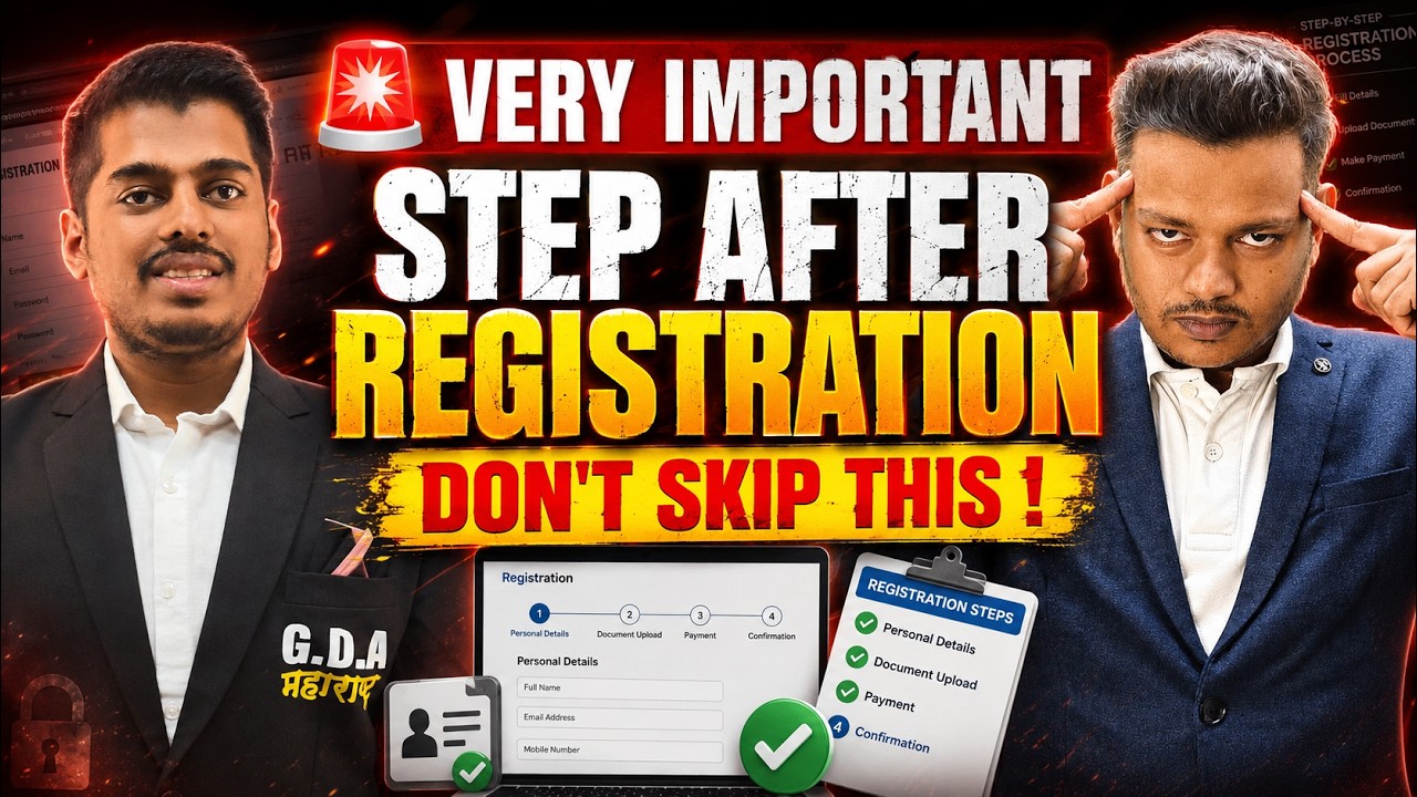After Registration: Complete These Steps Immediately