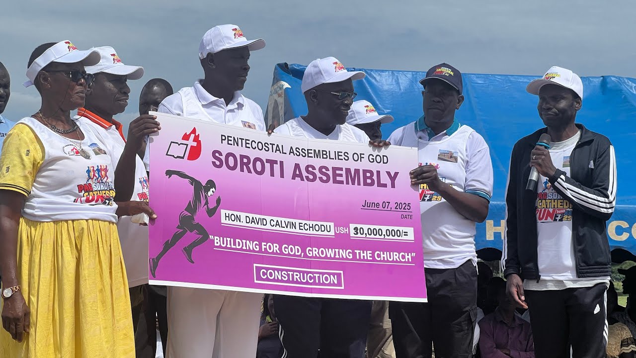 Calvin Echodu contributes UGX 30m for PAG Soroti Cathedral Construction
