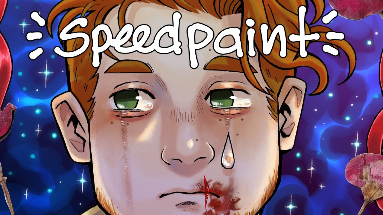 The metallic taste of rejection on your lips // Oc SpeedPaint