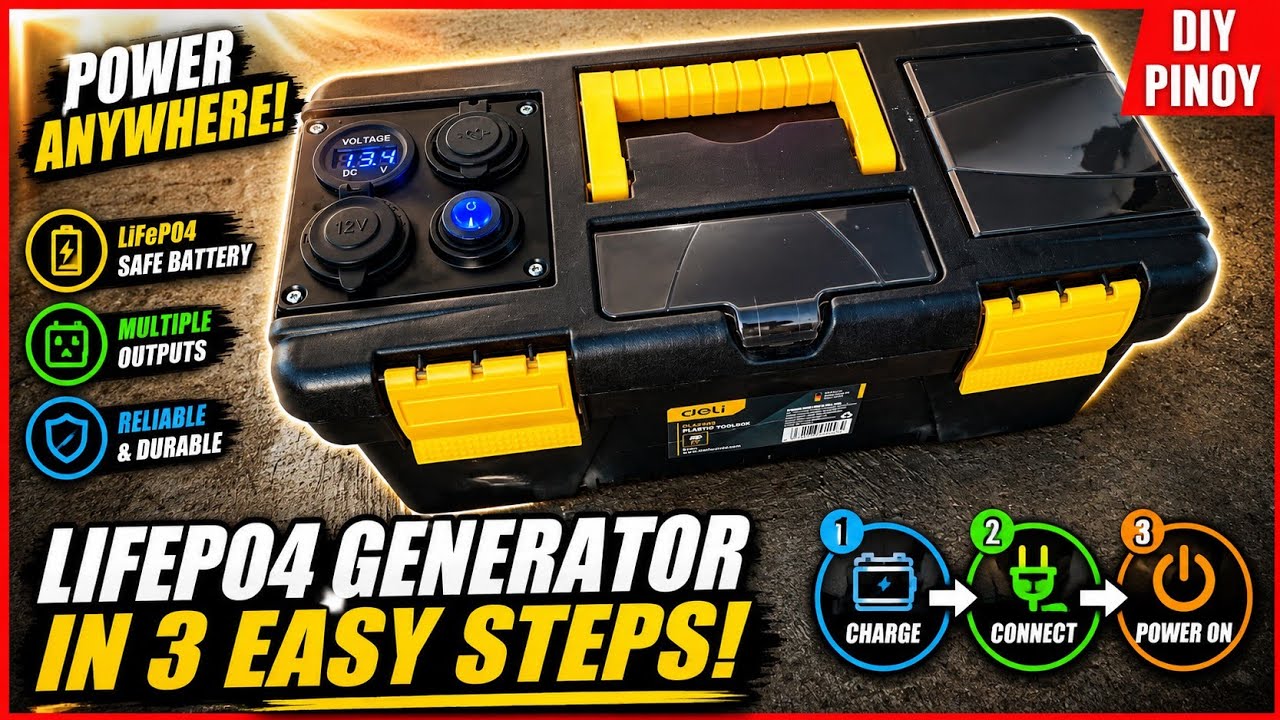 The Best DIY Portable Generator For Beginners in 3 Easy Steps