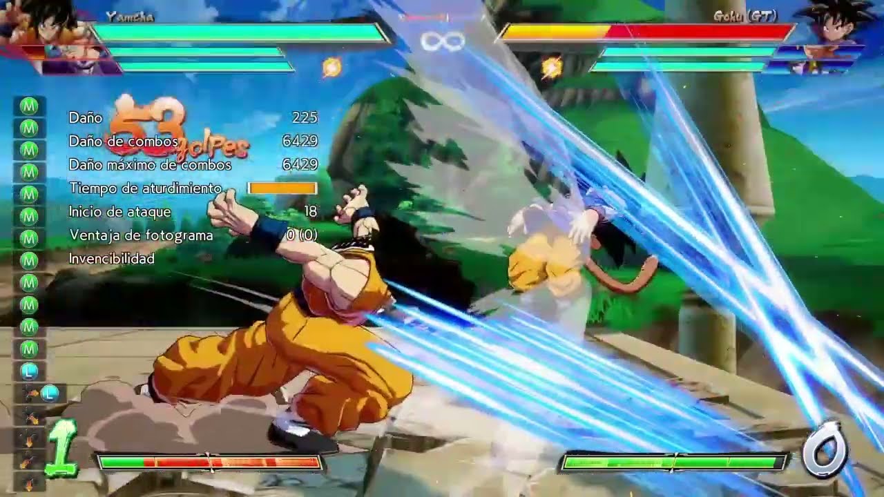 [DBFZ v1.38] Yamcha NEW 2S Combo Extensions + BnB Damage Comparisons