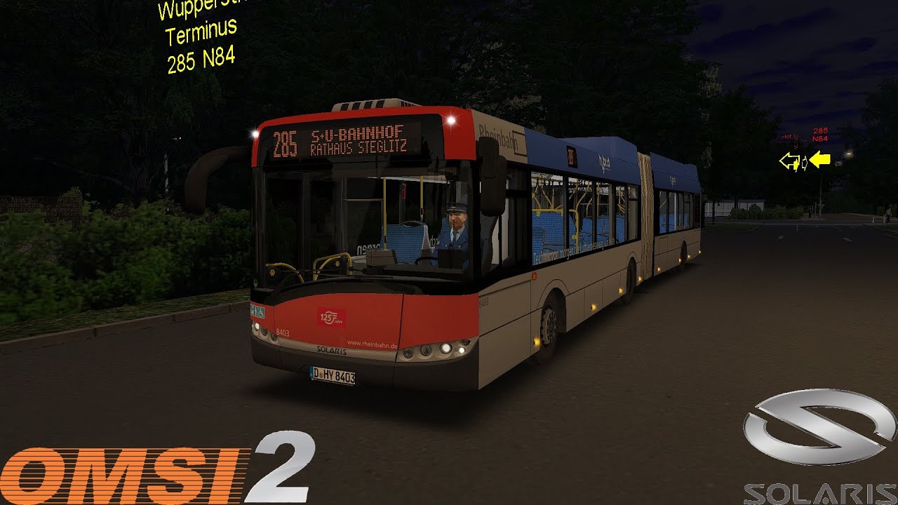 Omsi 2 - Berlin BRT - Line 285 - Solaris Urbino 18 III Hybrid