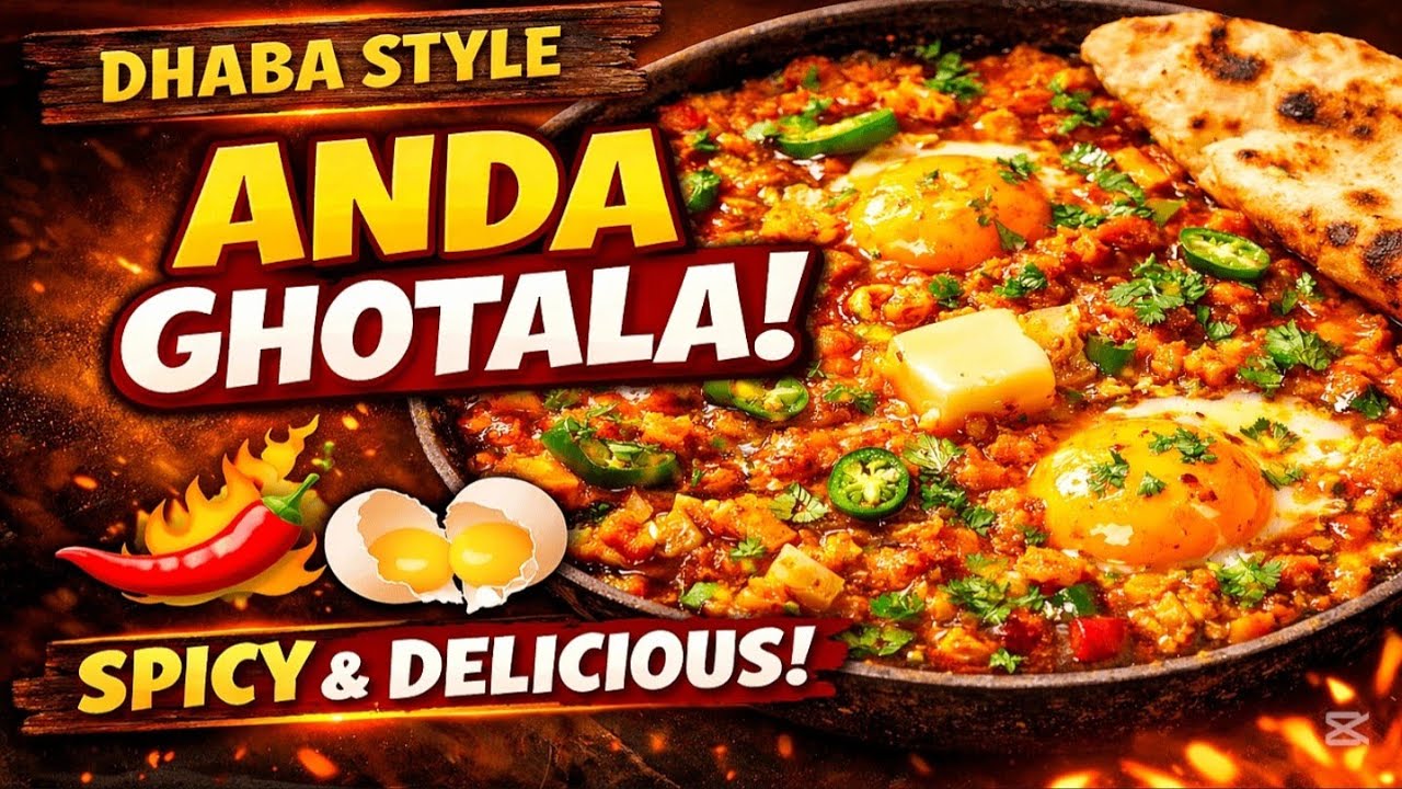 Dhaba Style Anda Ghotala | Spicy Butter Egg Ghotala Desi Recipe