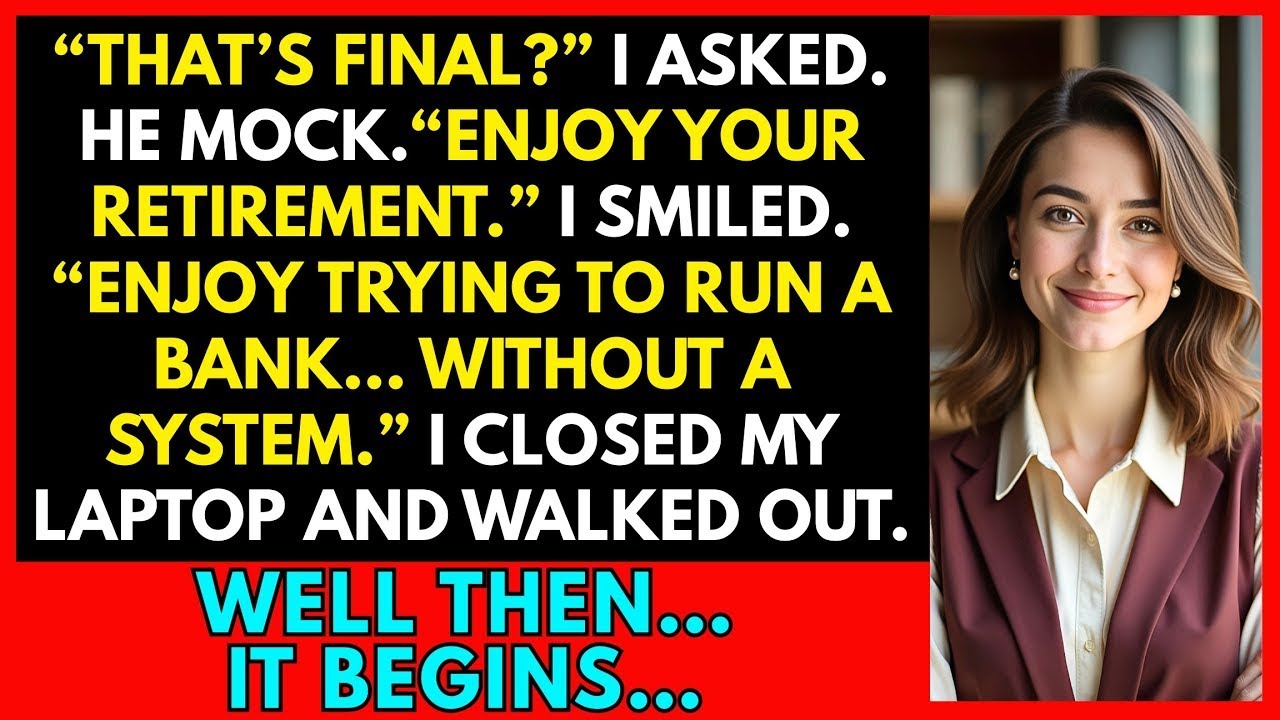 CEO Fired Me One Day Before Retirement — My Exit Froze Their Entire Bank System.
