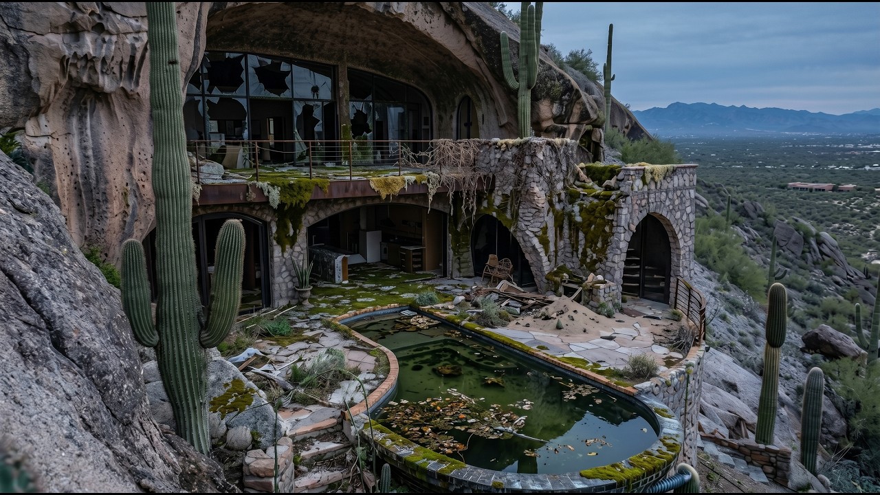 Forgotten Cave Villa Turned Into a Dream Cliffside Mansion
