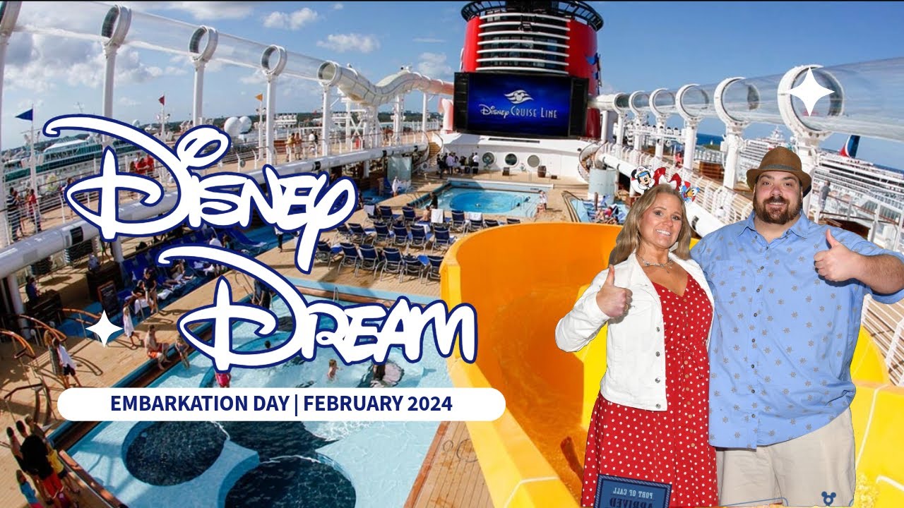 Отправляйтесь в плавание на Disney Dream! | Видеоблог дня EMBARKATION | Круиз Disney | Февраль 2024