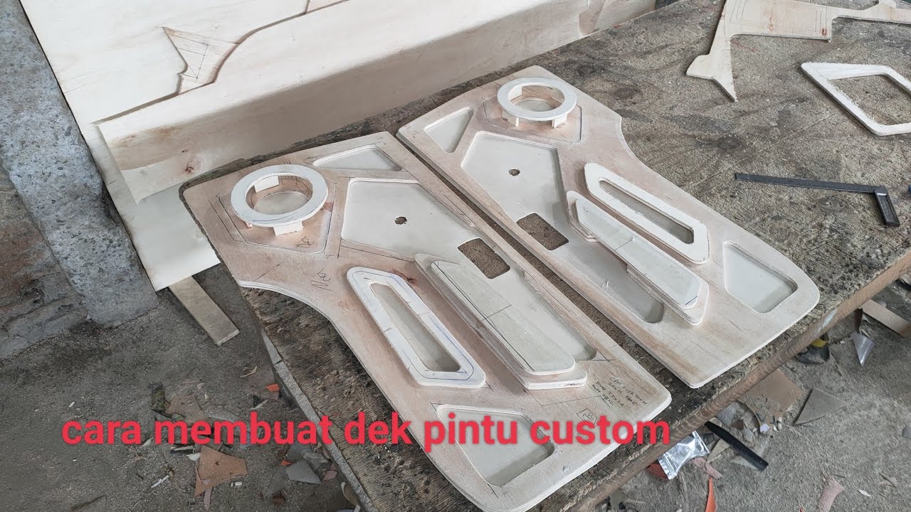 CARA MEMBUAT DORTRIM CUSTOM , MEMBUAT DEK PINTU