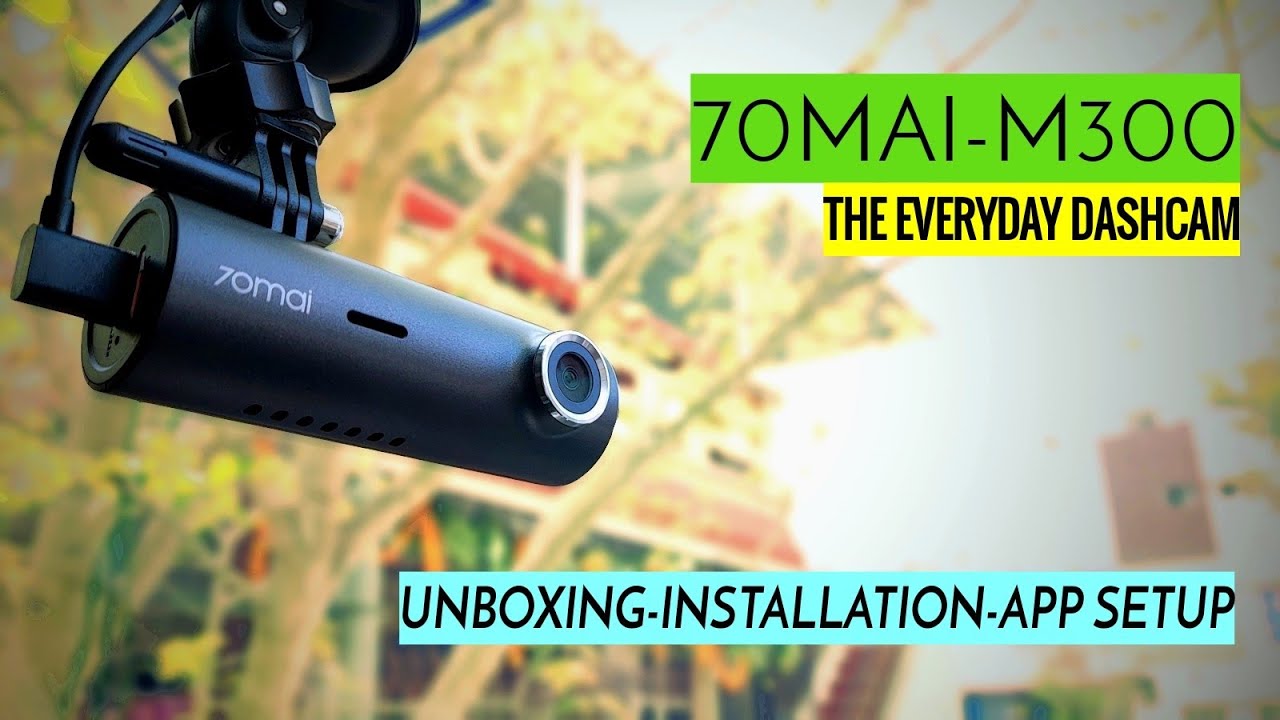 70MAI M300 - The BEST Premium Budget Dash Camera - Unboxing, Installation & App Setup | Gizmobeep