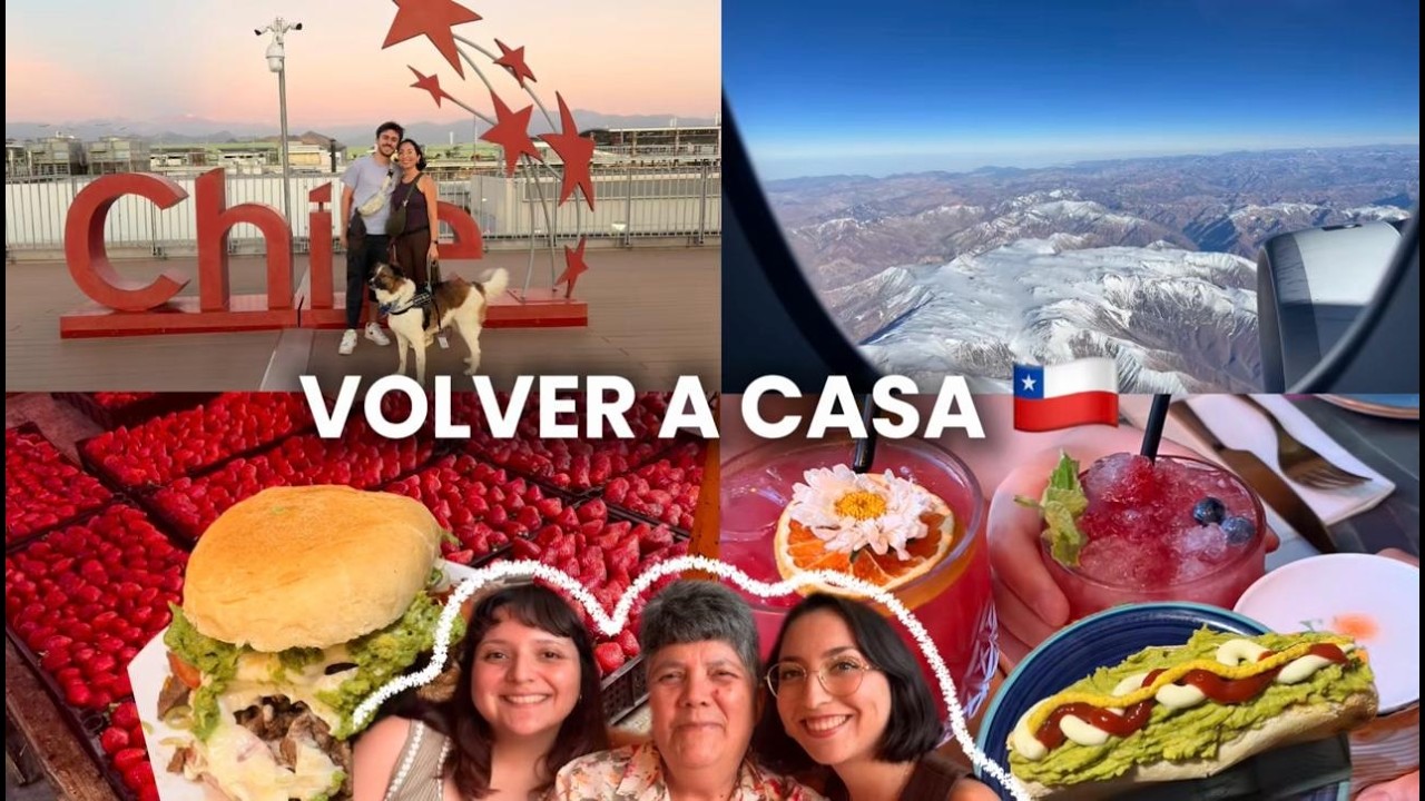 Volví a Chile después de vivir 2 años en Francia 🇨🇱❤️| Reencuentro familiar