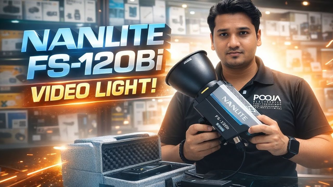 Best video light from Nanlite. (FS-120BI) #nanlite #studio #cinema #light 