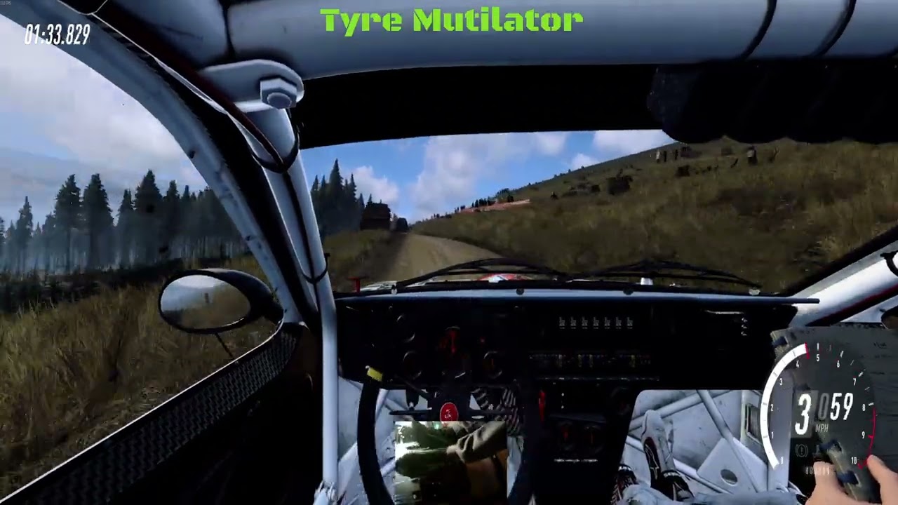 Dirt rally 2.0 lancia 037 evo fun run in scotland.