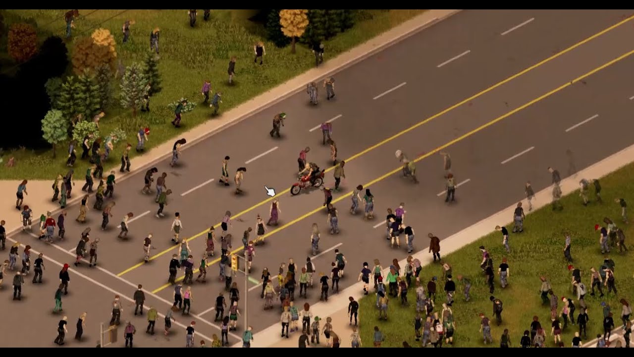 biggest horde i've ever seen in project zomboid