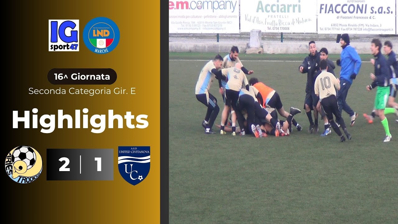 Aries Trodica-United Civitanova 2-1 (Seconda Categoria Gir. E)