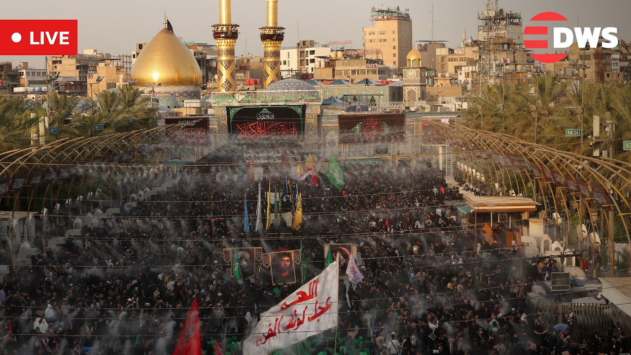 LIVE Arbaeen Pilgrimage 2026: Massive Crowds Gather in Karbala, Iraq | DWS News | AK1Z