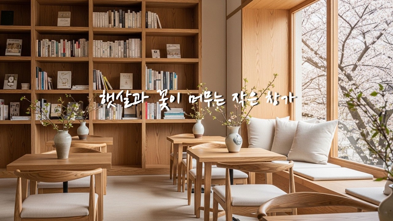 [중간광고없음] 햇살이 머무는 창가에 꽃이 피는 오후의 음악 | An Afternoon Where Sunlight and Flowers Bloom