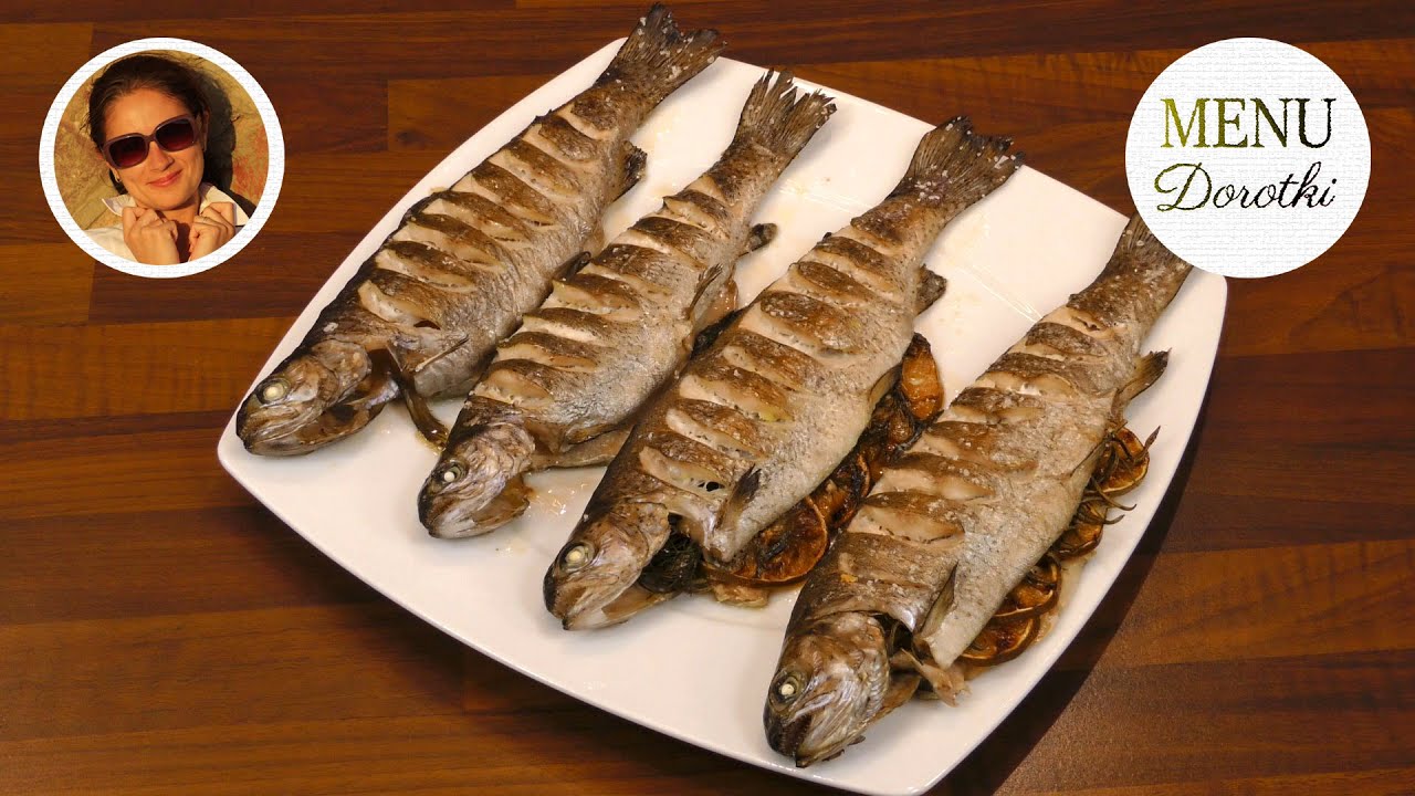 Pstrąg pieczony w całości w piekarniku. Prosty przepis na pstrąga w czterech smakach. MENU Dorotki.