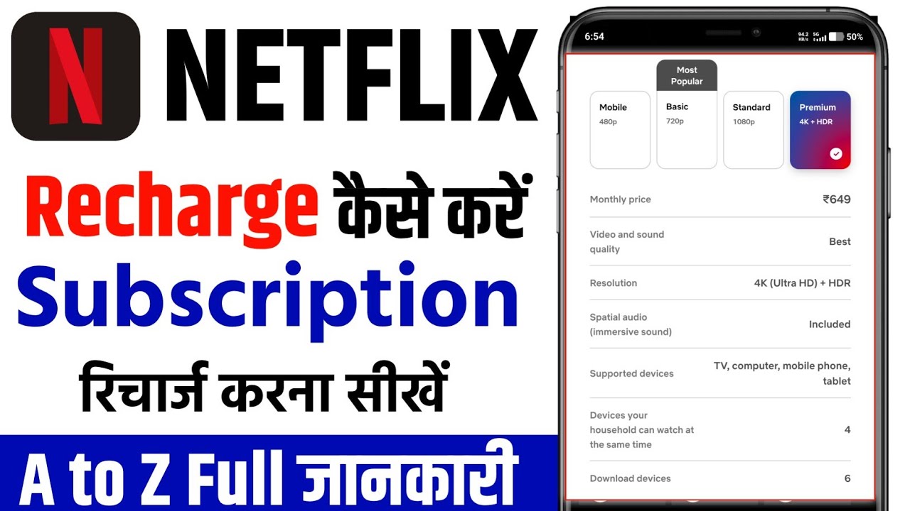 netflix recharge kaise kare | netflix subscription kaise kare | Netflix Ka Recharge Kaise Hota Hai