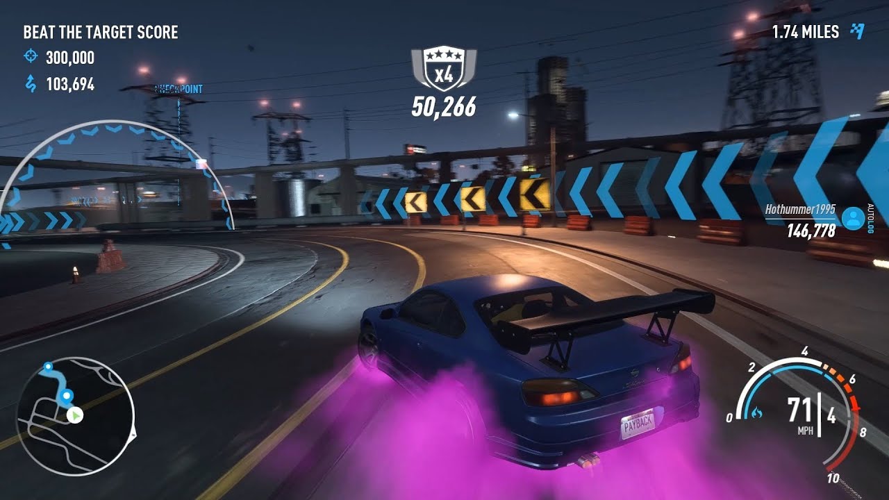 Need For Speed Payback - Shift Lock Drift League Walkthrough [Hard Difficulty]