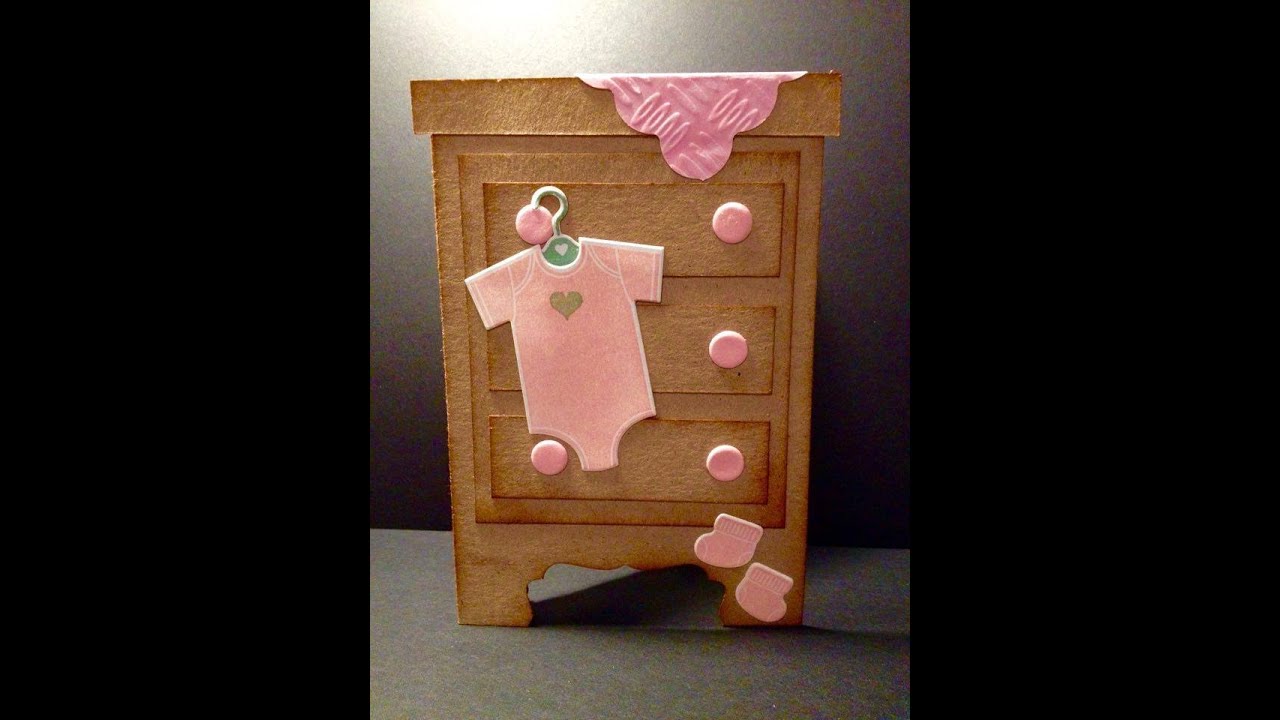 Baby Girl Dresser Card