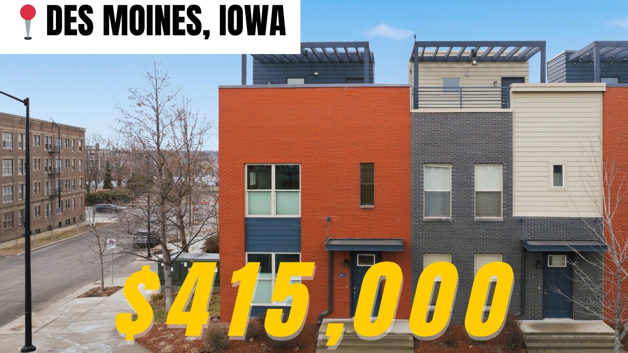 Downtown Des Moines, Iowa Townhouse for Sale!!!