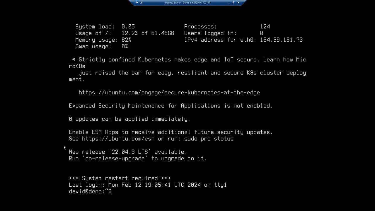 Настройка имени хоста сервера Ubuntu