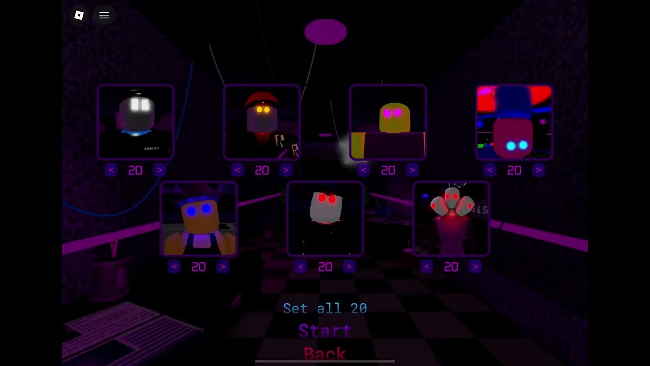 FNAR 2 7/20 MODE ATTEMPTS  | five nights at Roblox 2